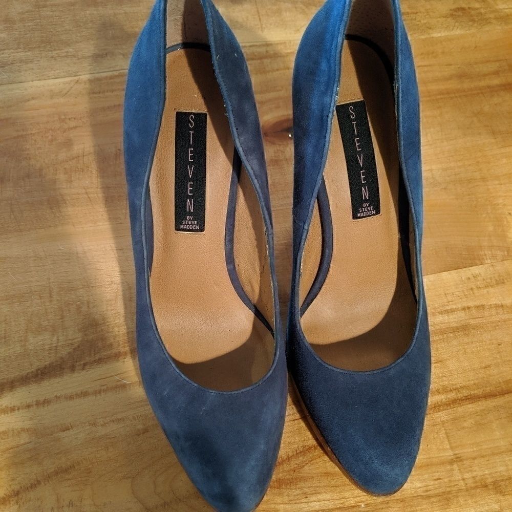 Steven by Steve Madden Lemore Pump blue 8.5